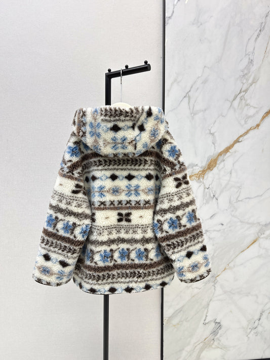 26SS NEW fair isle fleece jacket