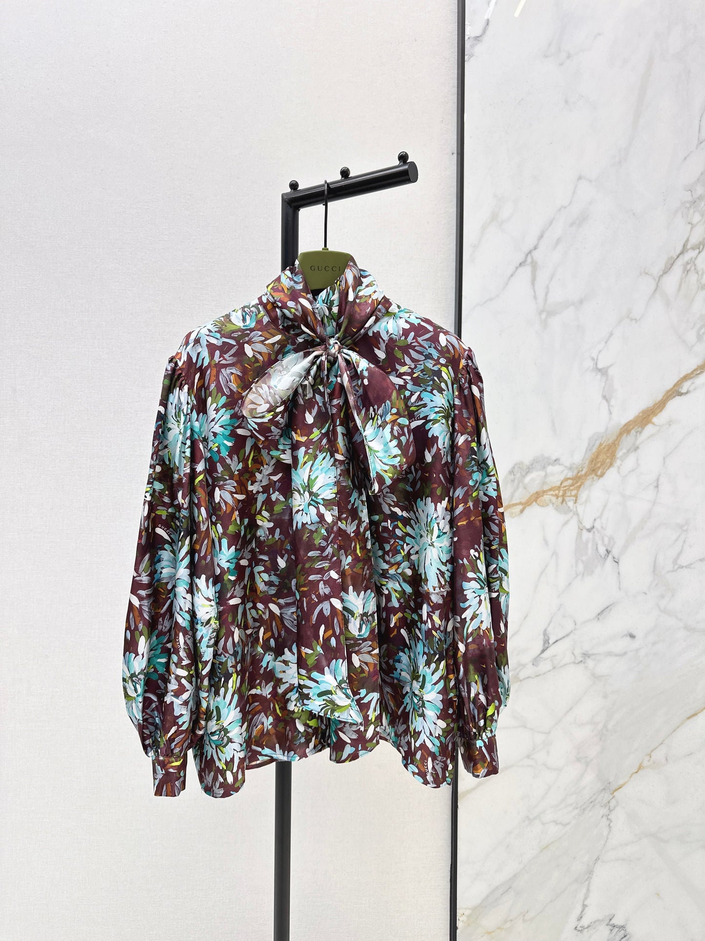 26SS NEUE 3D-Hemden mit Blumenmuster