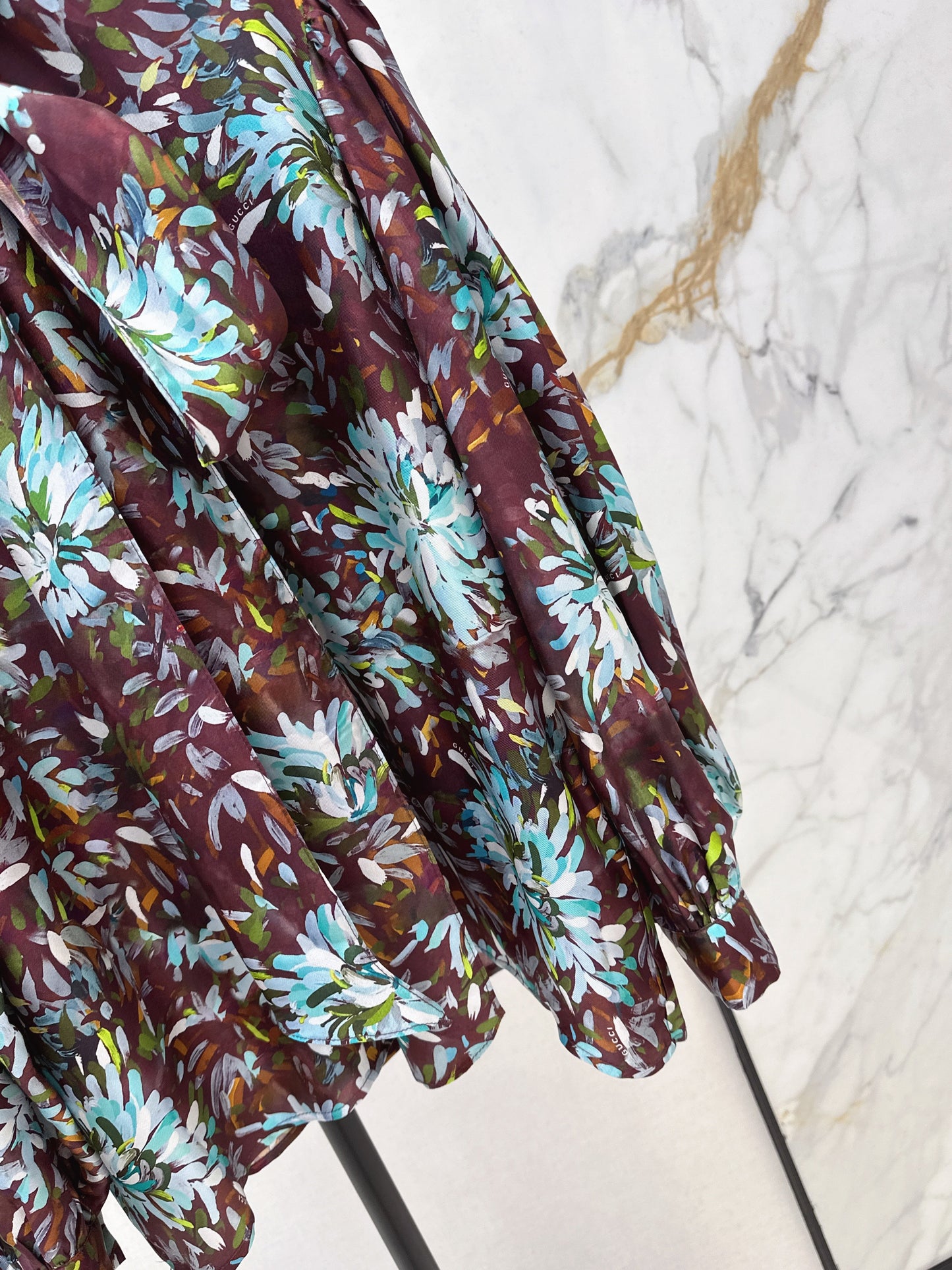 26SS NEUE 3D-Hemden mit Blumenmuster