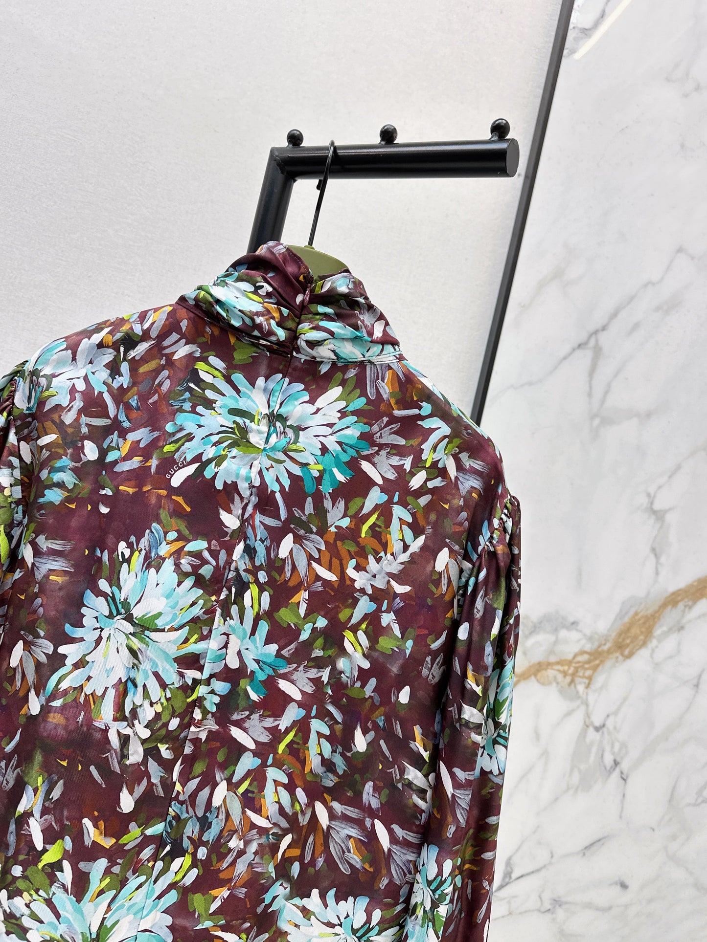 26SS NEUE 3D-Hemden mit Blumenmuster