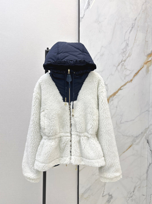 26SS NEW fleece hooded jacket