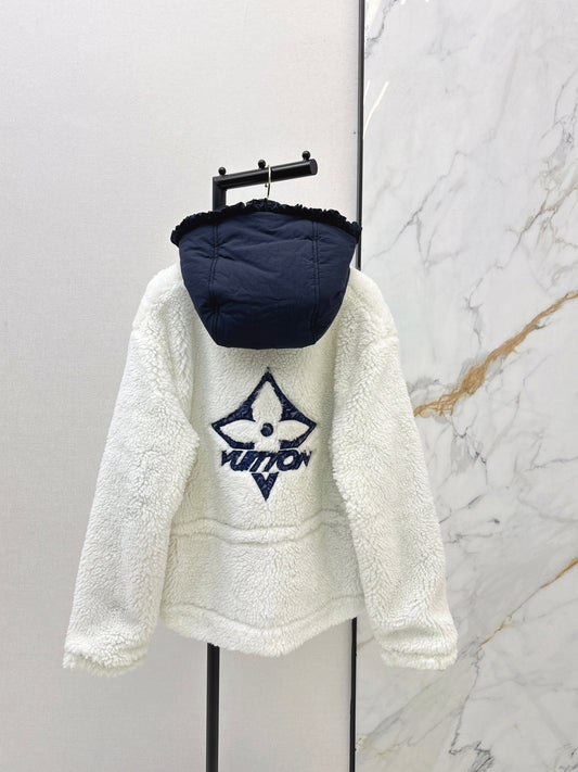 26SS NEW fleece hooded jacket