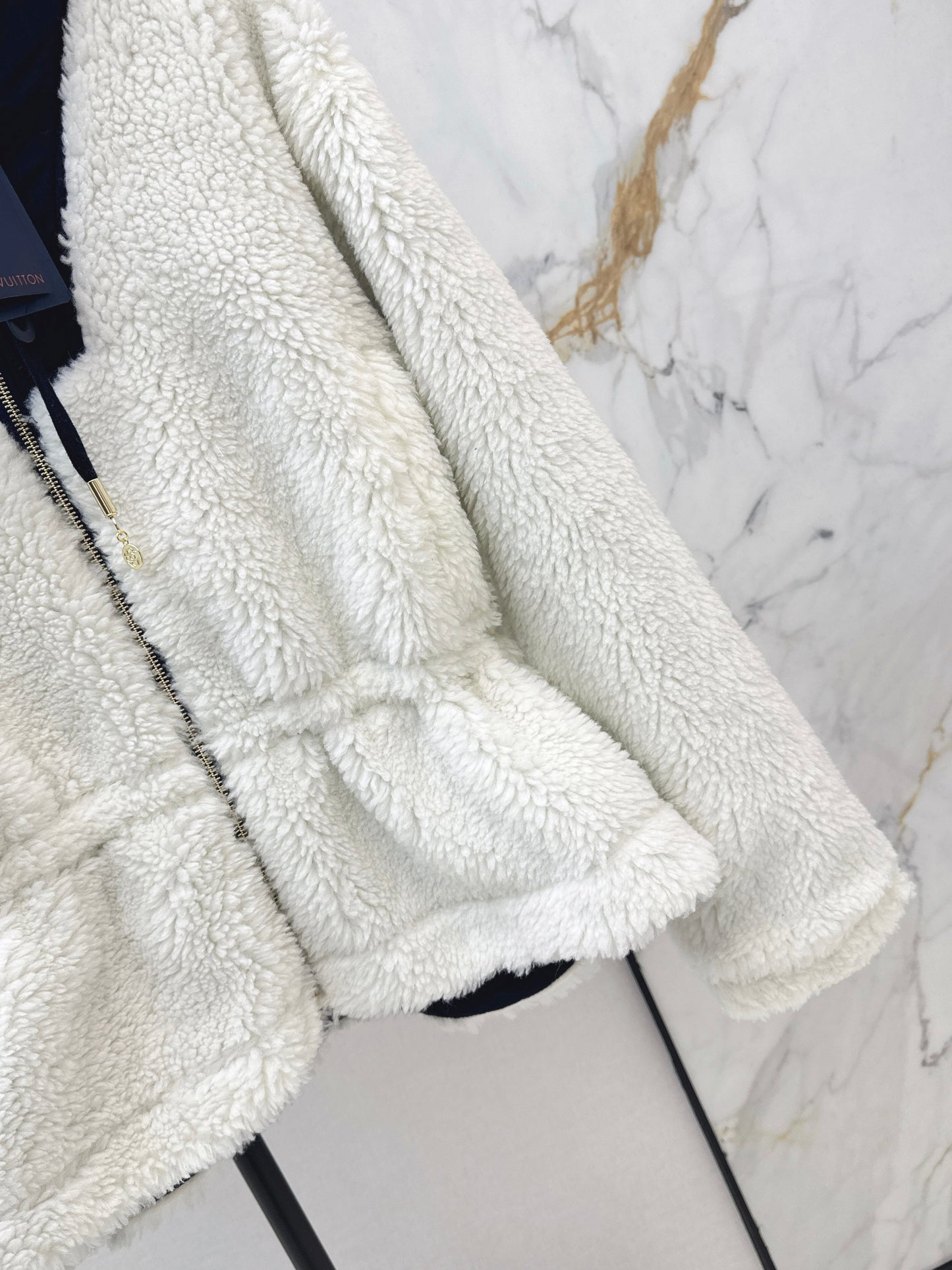 26SS NEUE Fleece-Kapuzenjacke