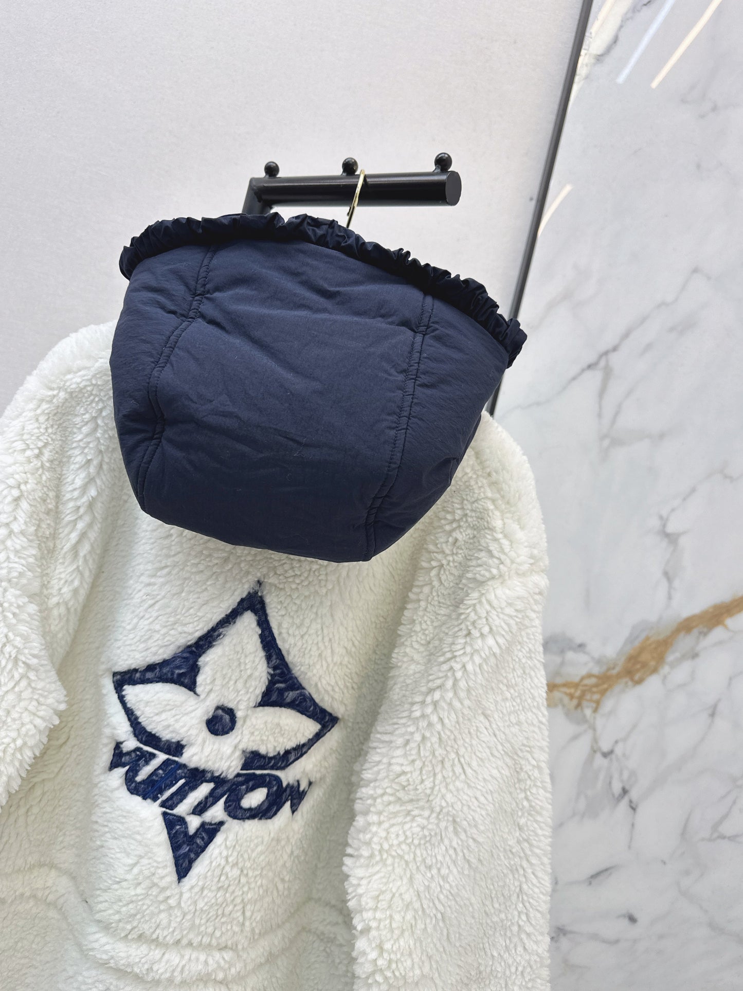26SS NEUE Fleece-Kapuzenjacke