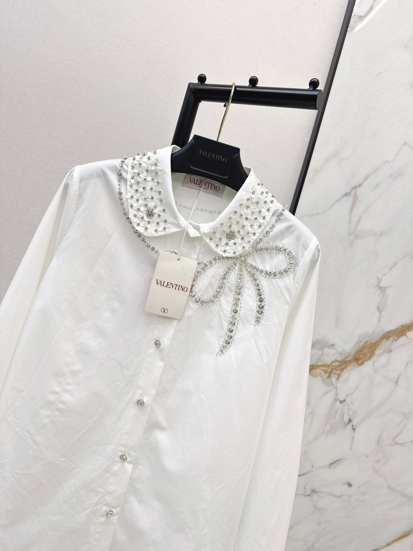 26SS NEW rhinestones blouse