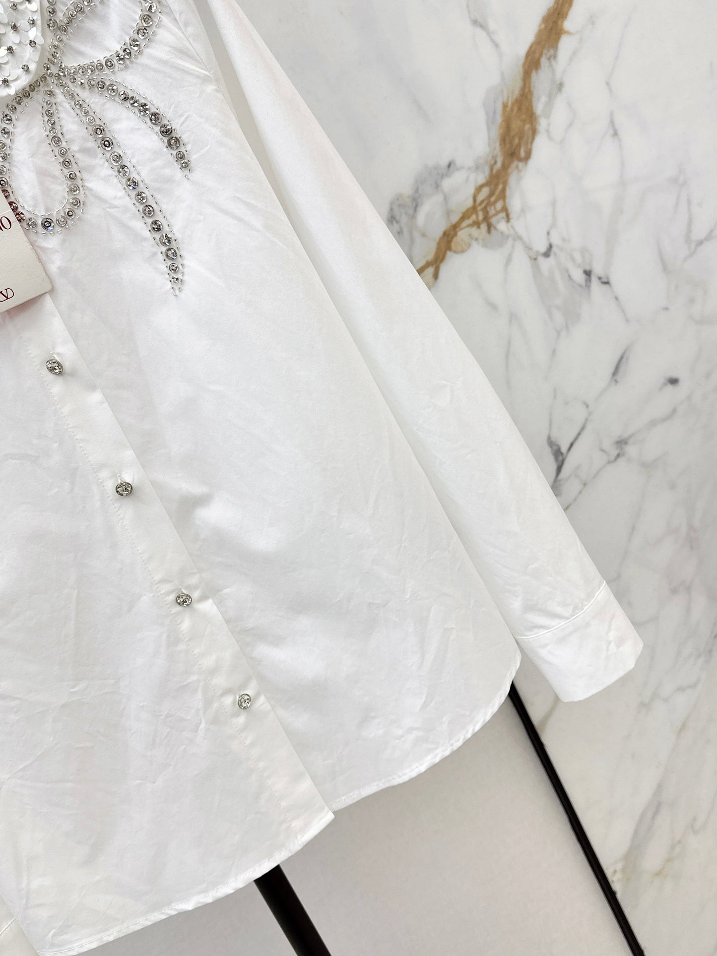 26SS NEW rhinestones blouse