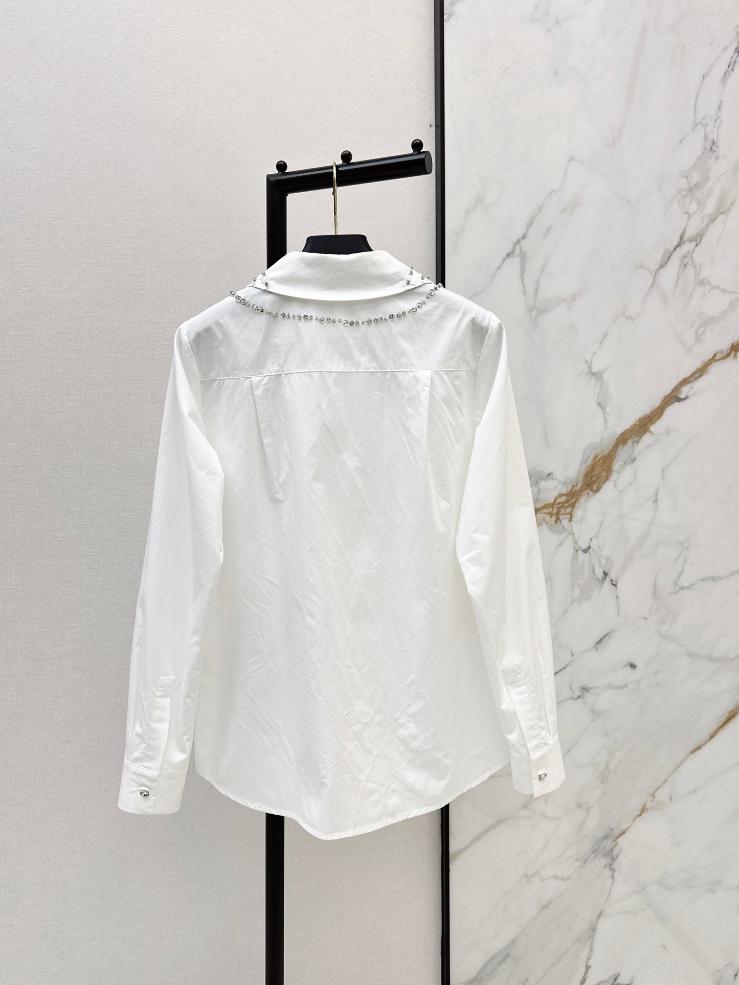 26SS NEW rhinestones blouse