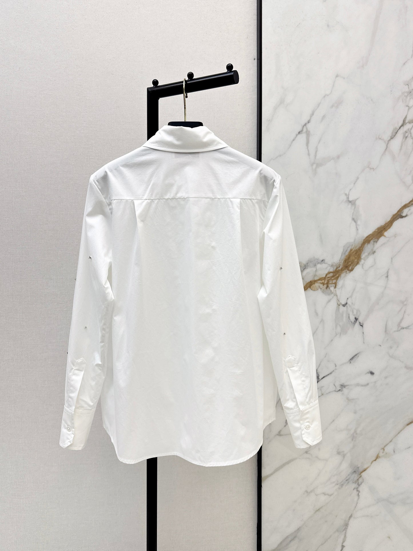 26SS NEUE Strass-Bluse