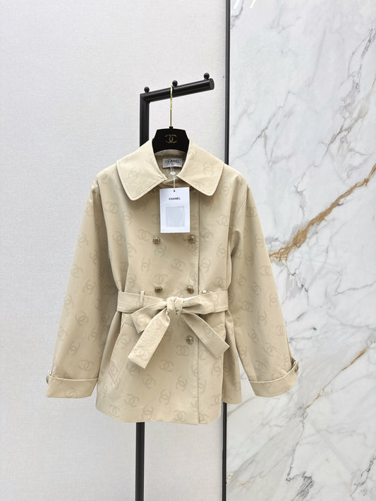 26SS NEW jacquard trench coat