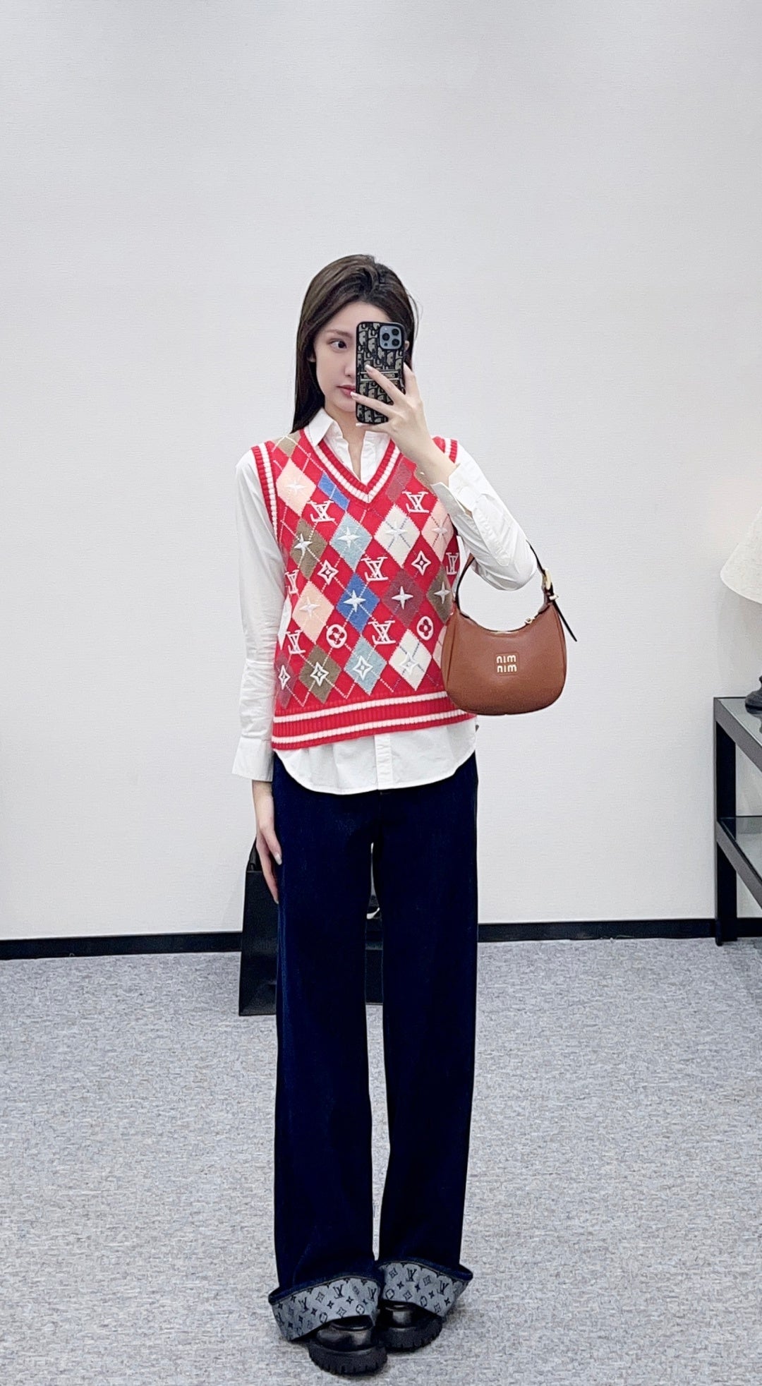 26SS NEW Embroidered Knit Vest