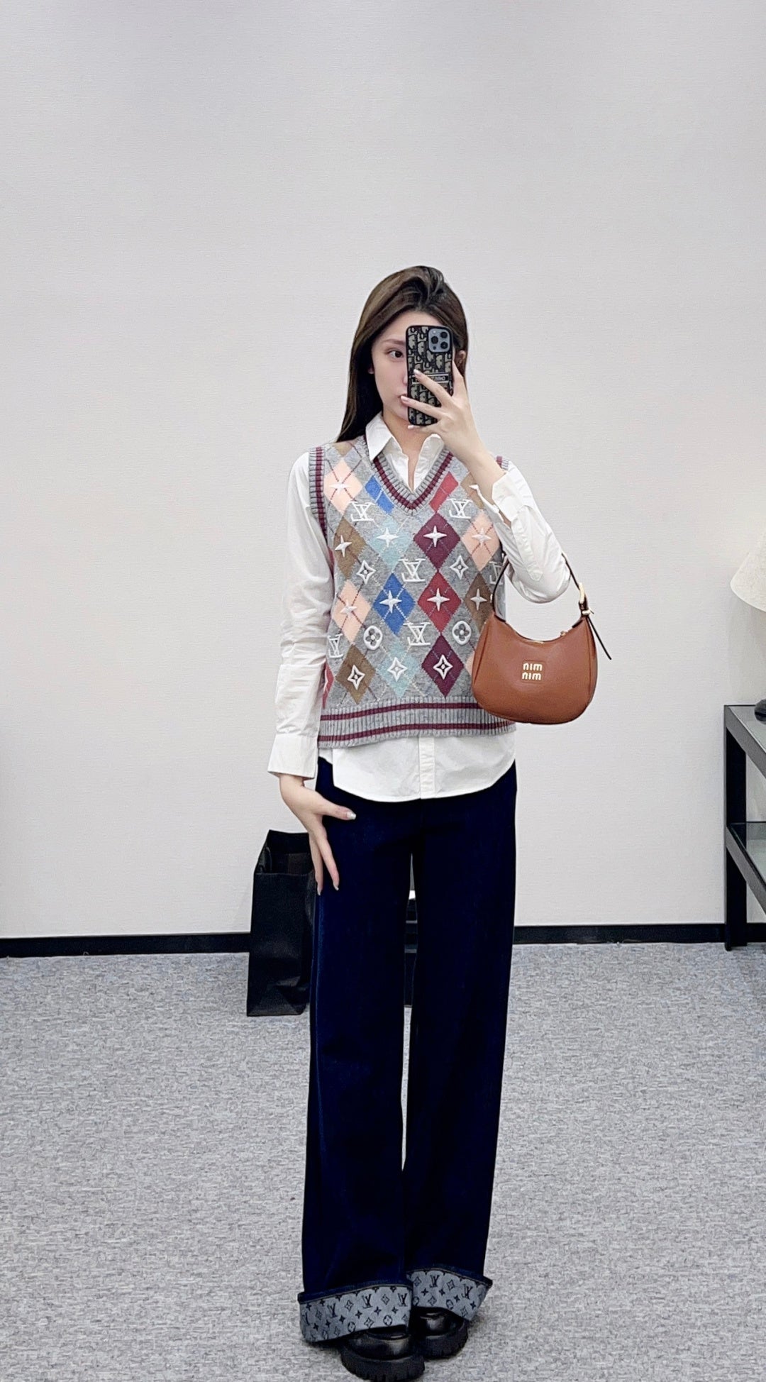 26SS NEW Embroidered Knit Vest