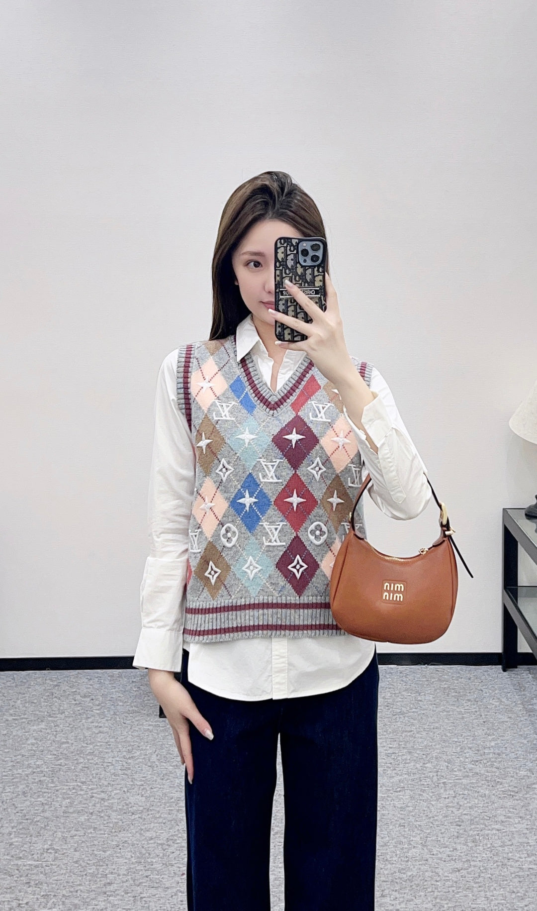 26SS NEW Embroidered Knit Vest