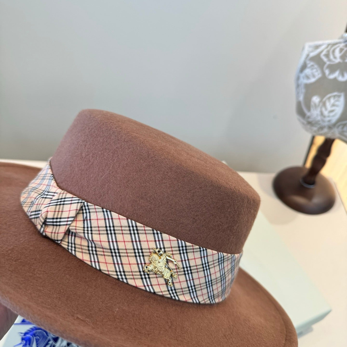 26SS NEUER Woll-Flat-Top-Hut