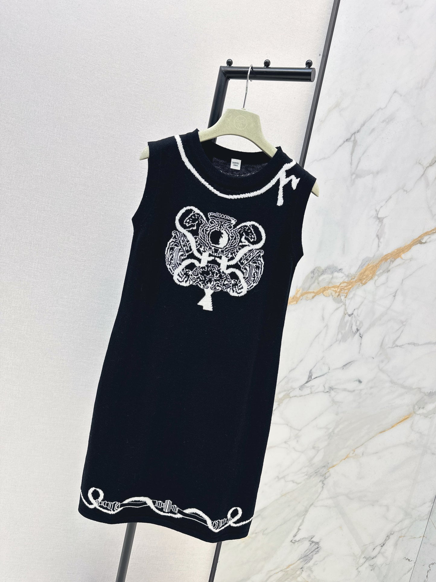 26SS NEW jacquard sleeveless dress