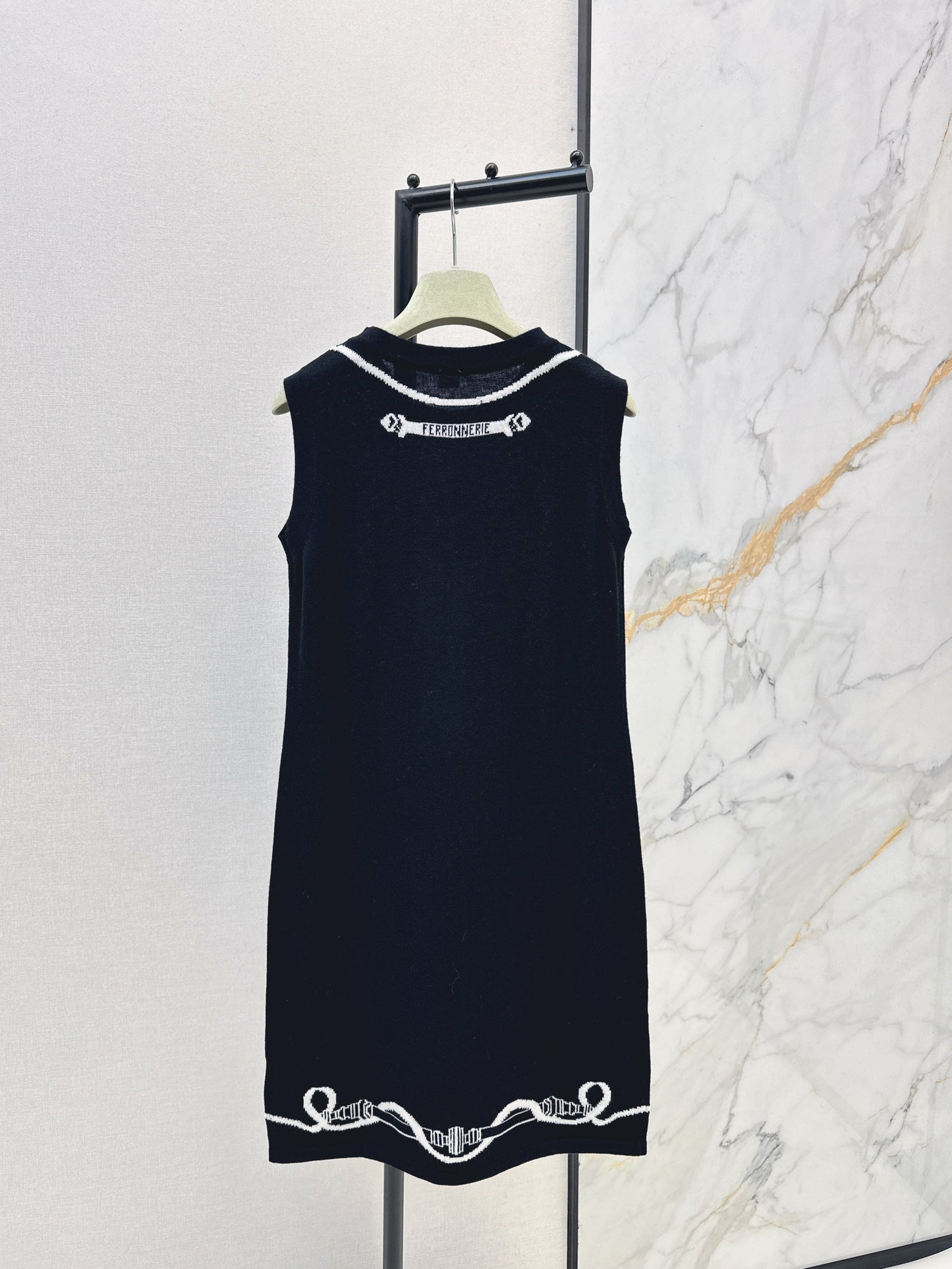 26SS NEW jacquard sleeveless dress