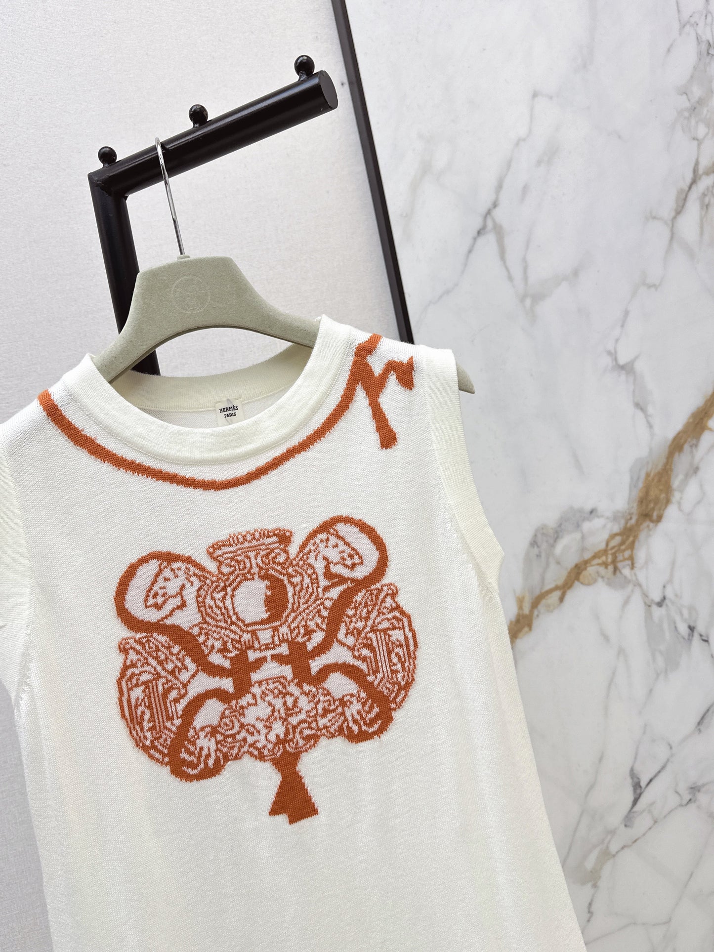 26SS NEW jacquard sleeveless dress