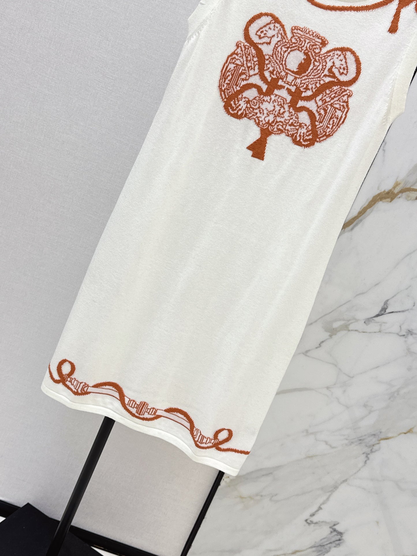 26SS NEW jacquard sleeveless dress