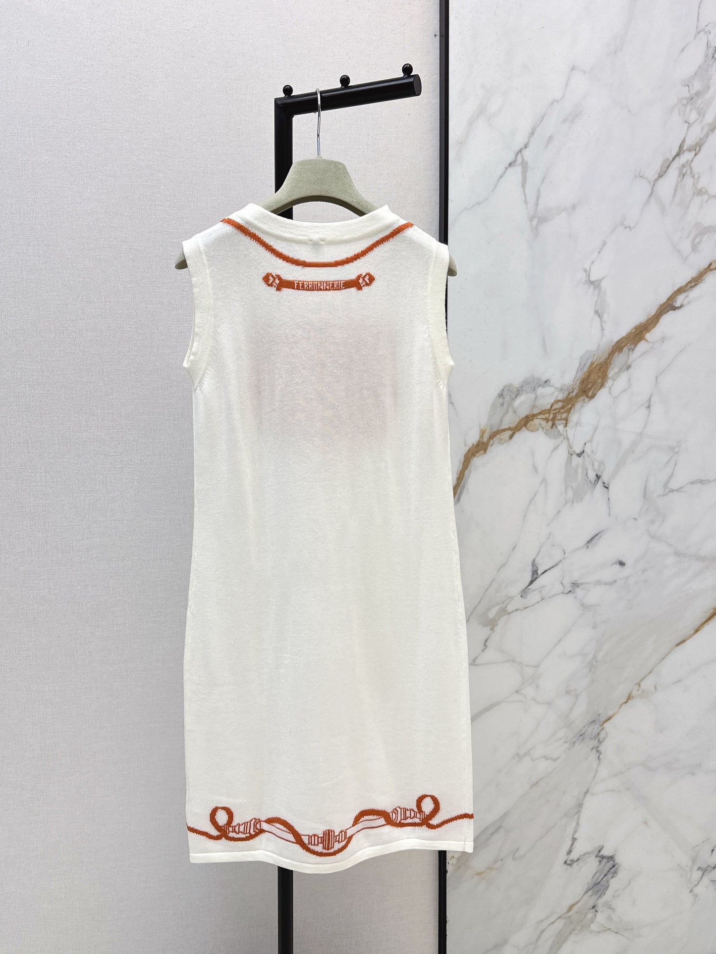 26SS NEW jacquard sleeveless dress