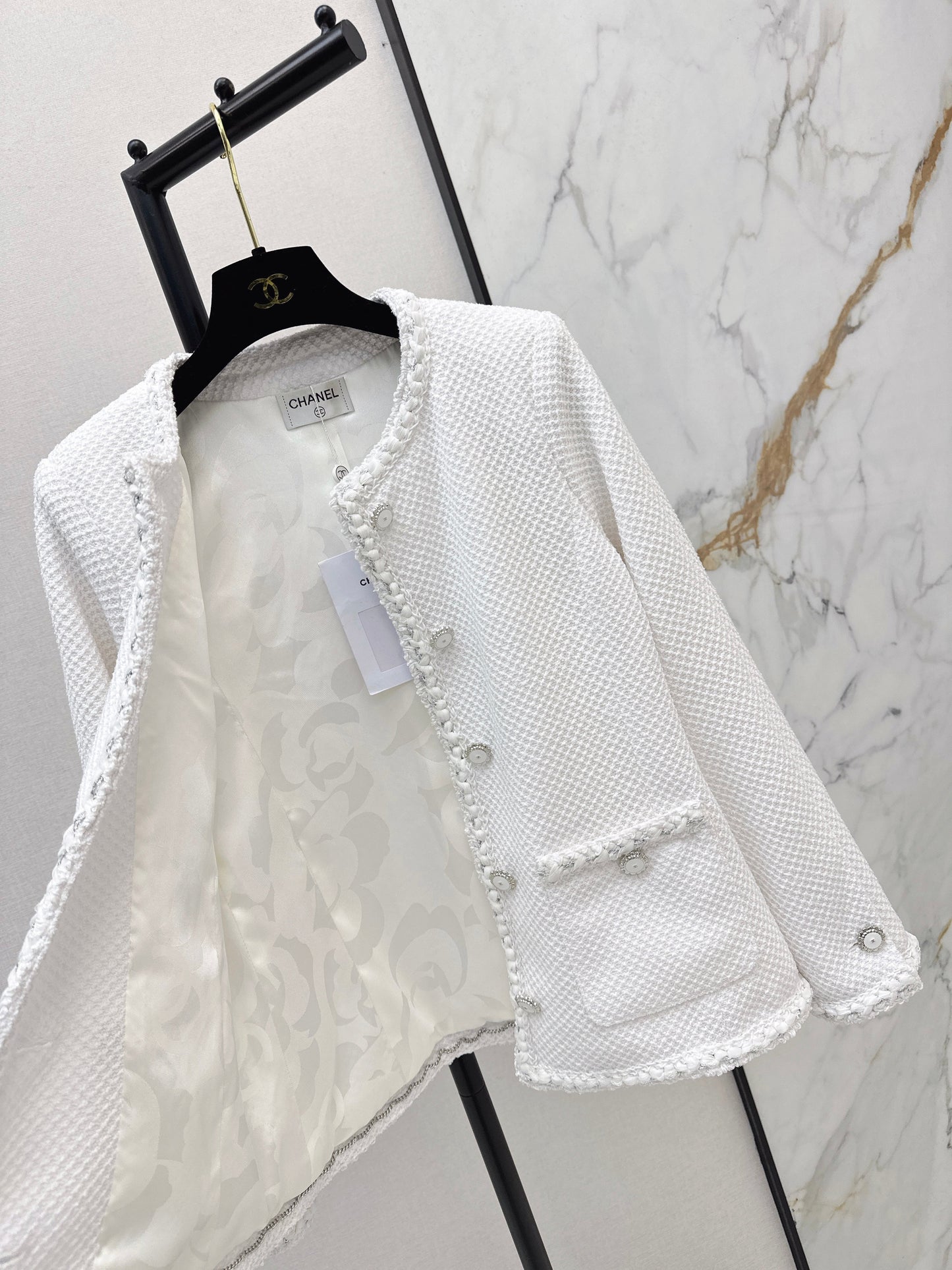 26SS NEUE Tweedjacke