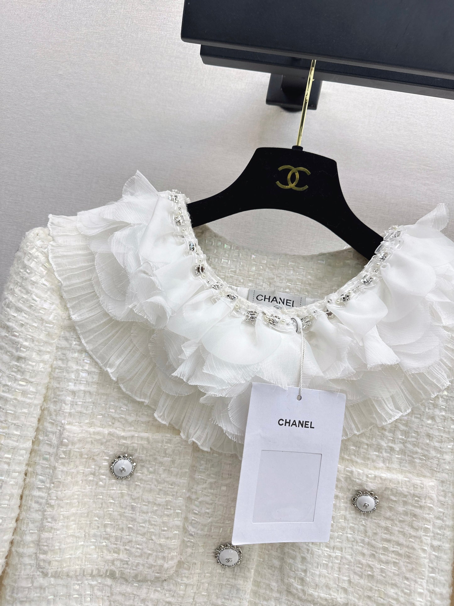 26SS NEW layered ruffle collar jacket