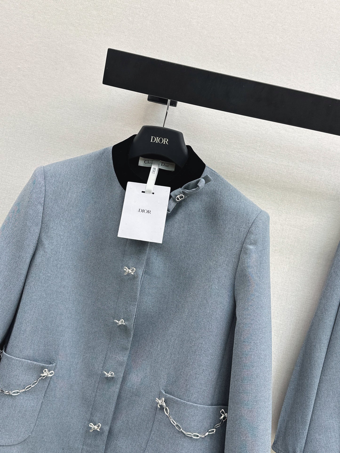 26SS NEUE Kontrast-Stehkragenjacke