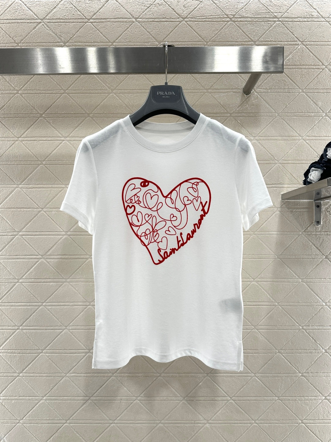26SS Neues Buchstaben-T-Shirt