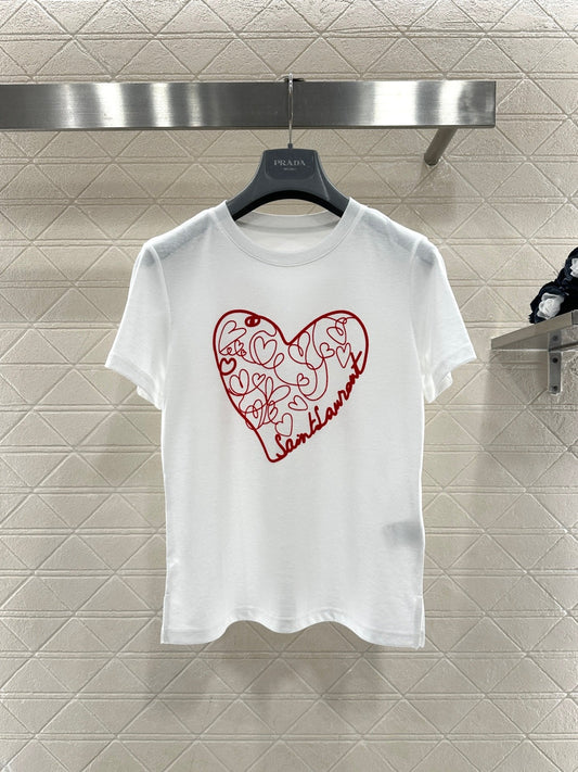 26SS New Letter T-shirt