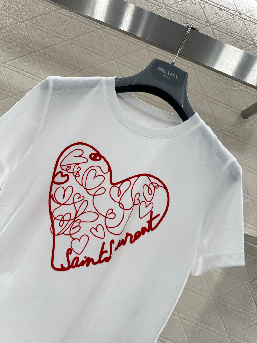 26SS Neues Buchstaben-T-Shirt