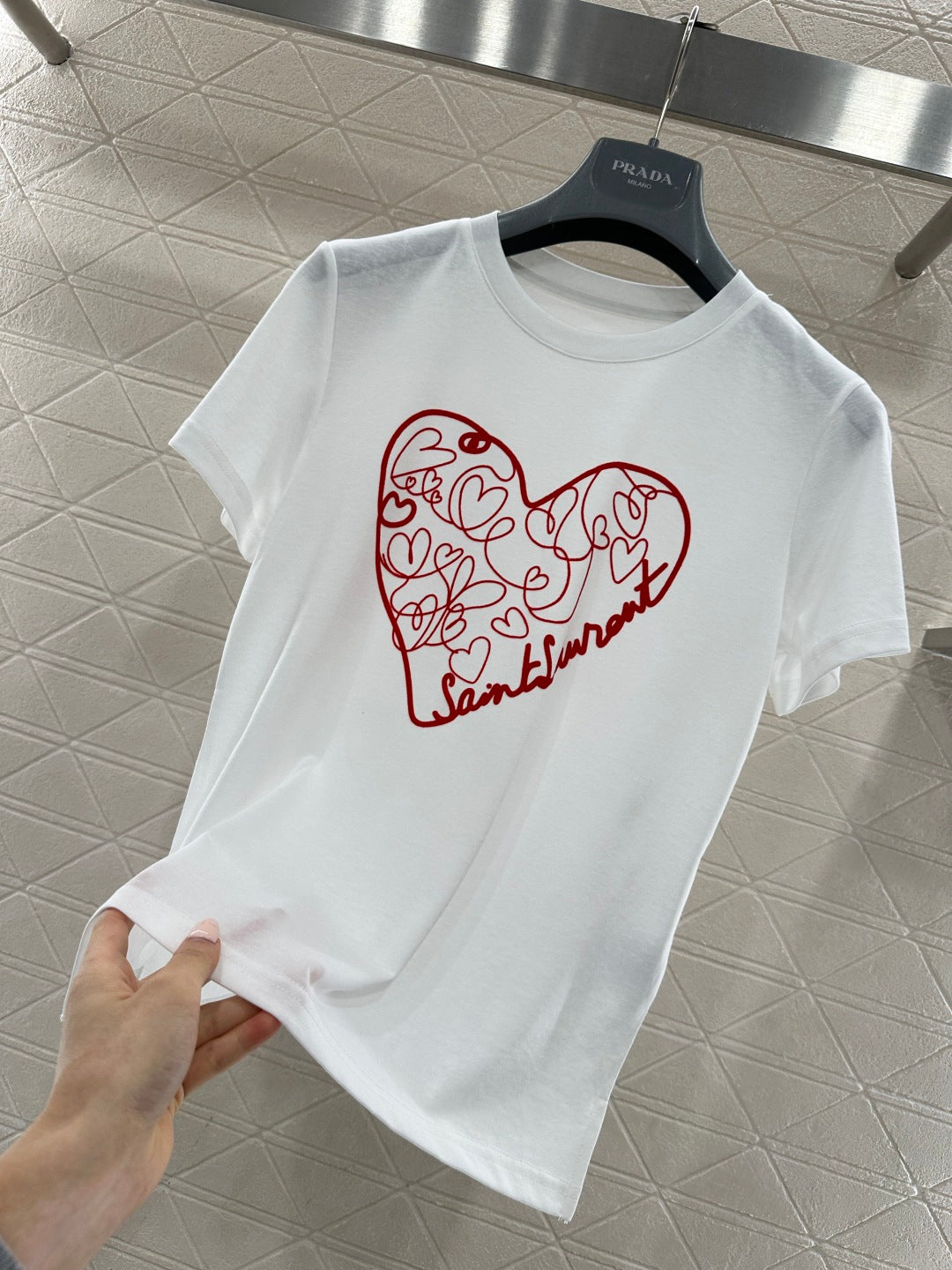 26SS Neues Buchstaben-T-Shirt