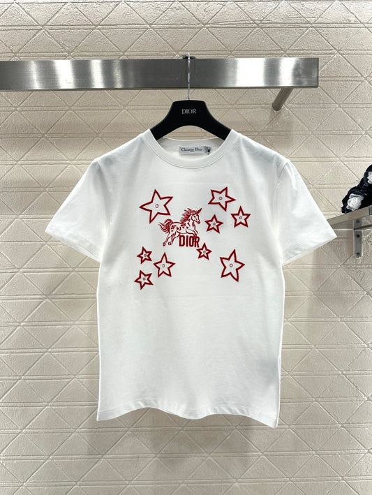 26SS NEW Embroidered Pony T-Shirt