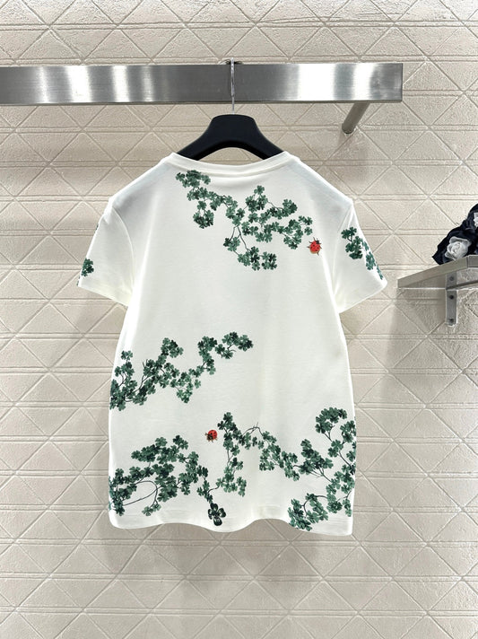 26SS NEW Four-Leaf Clover Logo T-Shirt