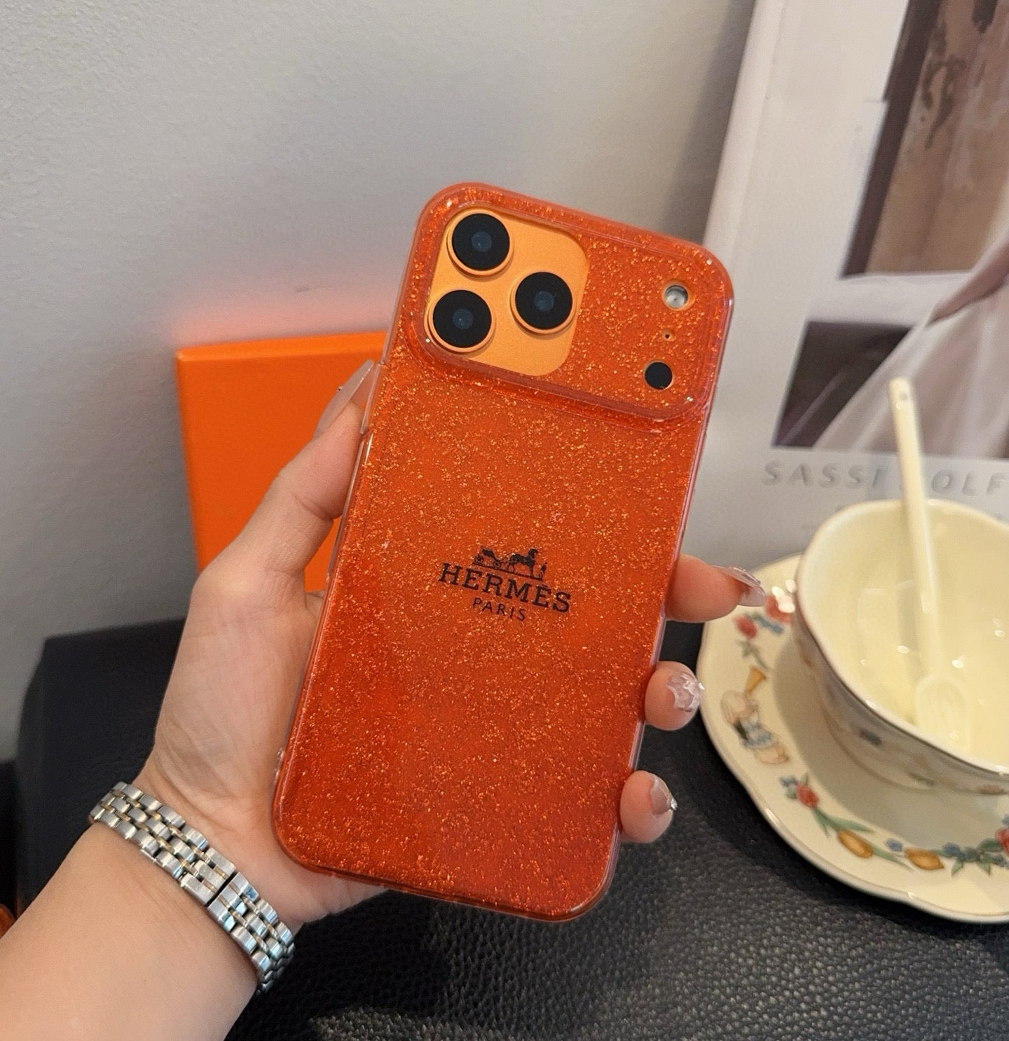 26SS New Xingyu Orange Series Handyhülle