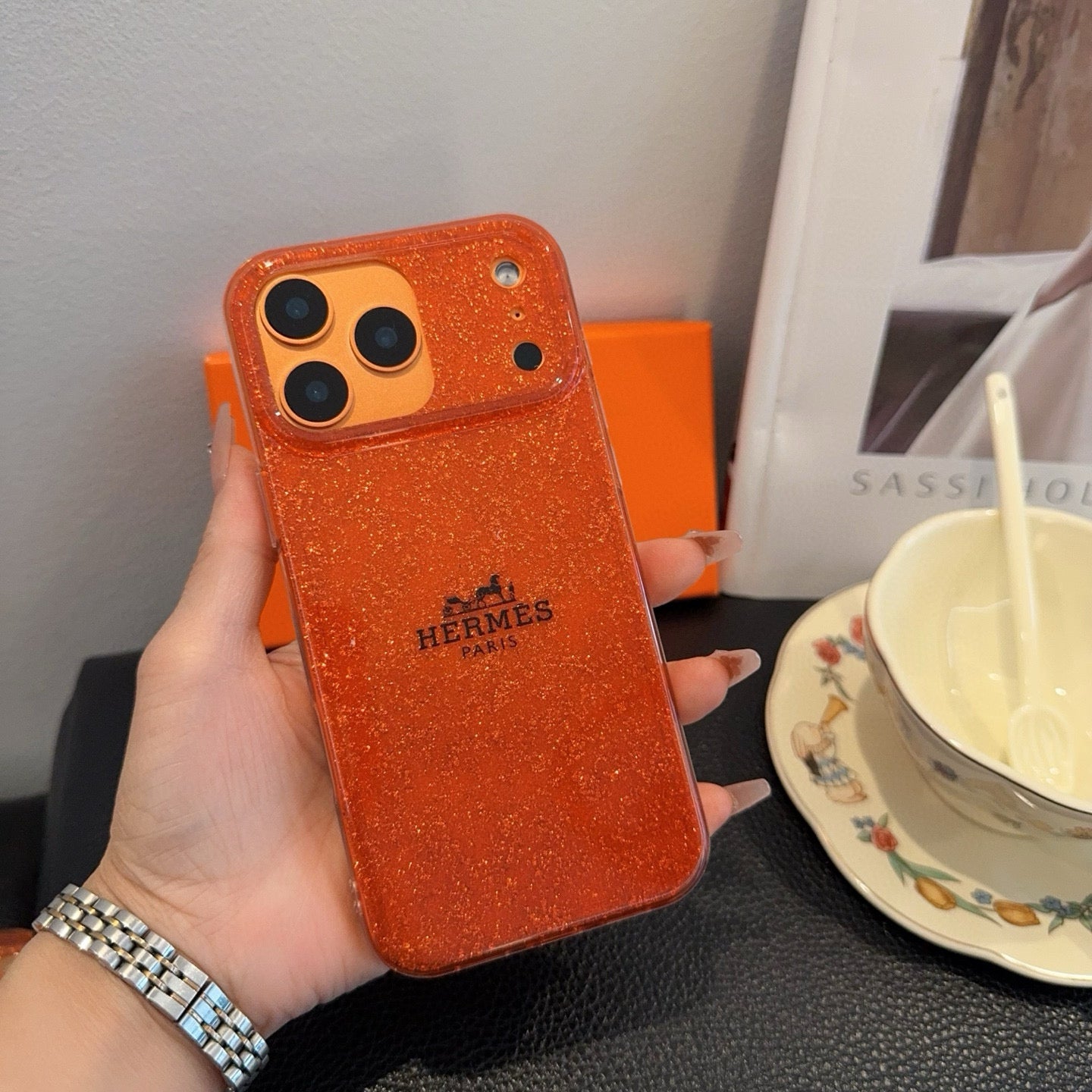 26SS New Xingyu Orange Series Handyhülle
