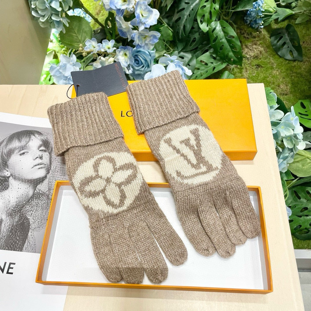 26SS NEU Louis Neue Herbst- und Winter-Wollstrickhandschuhe