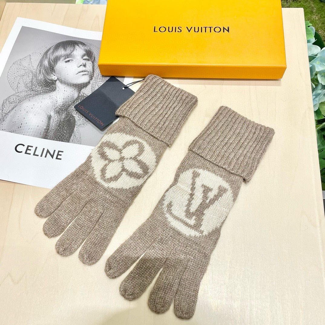 26SS NEU Louis Neue Herbst- und Winter-Wollstrickhandschuhe