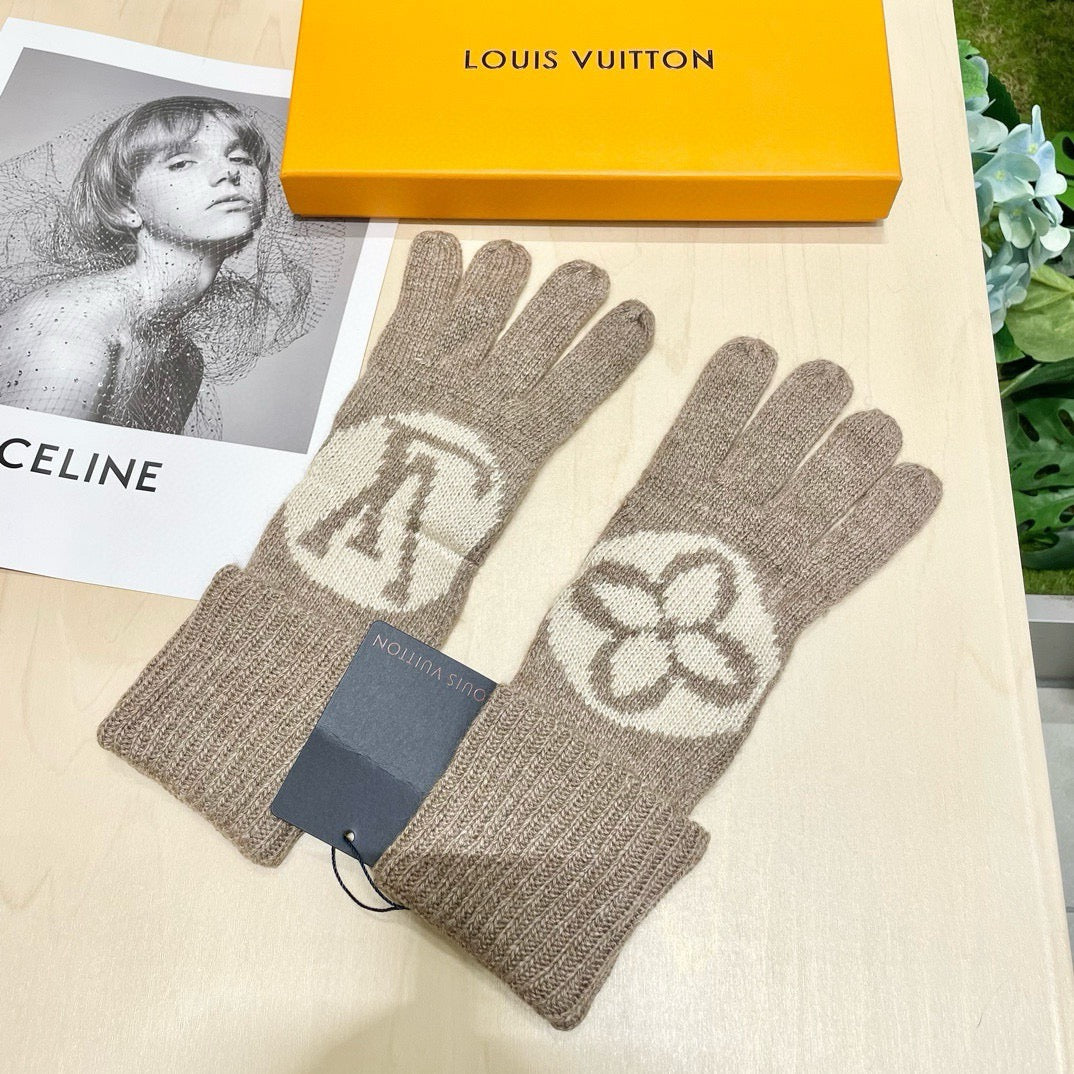 26SS NEU Louis Neue Herbst- und Winter-Wollstrickhandschuhe