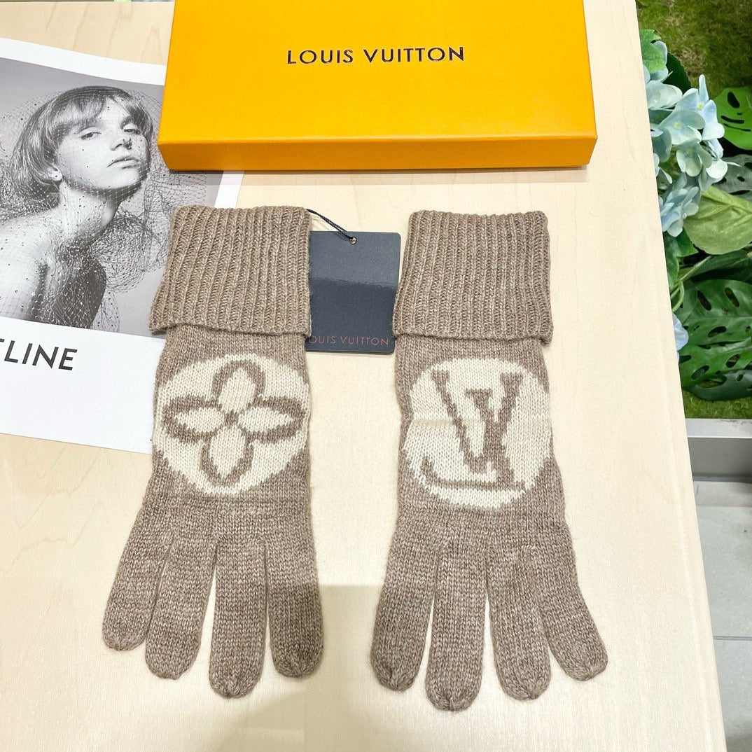26SS NEU Louis Neue Herbst- und Winter-Wollstrickhandschuhe