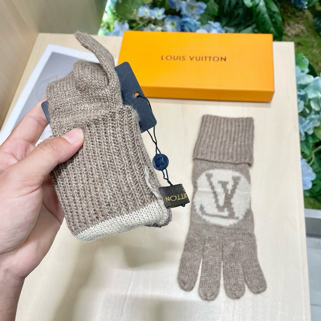 26SS NEU Louis Neue Herbst- und Winter-Wollstrickhandschuhe