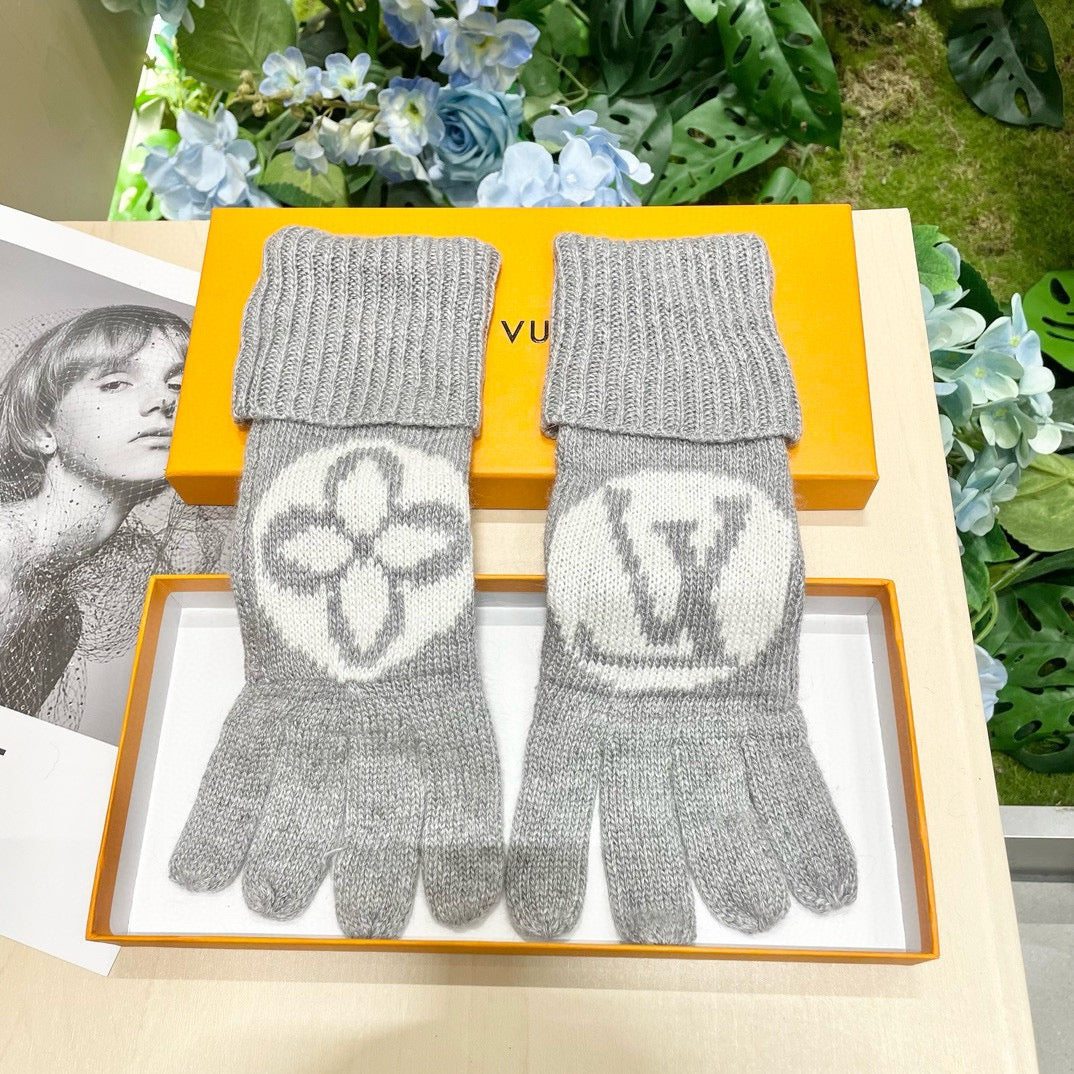 26SS Neue Herbst- und Winter-Strickhandschuhe aus Wolle