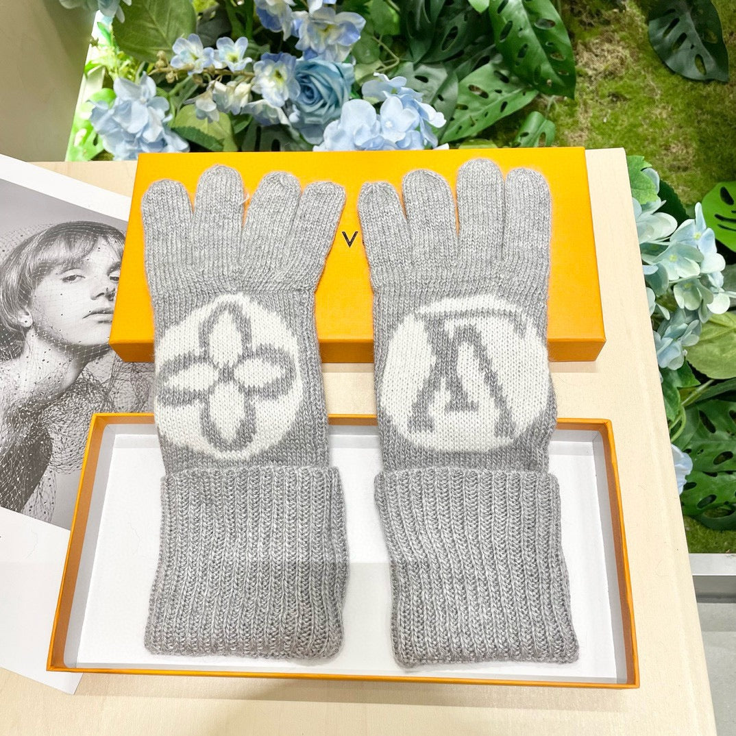 26SS Neue Herbst- und Winter-Strickhandschuhe aus Wolle