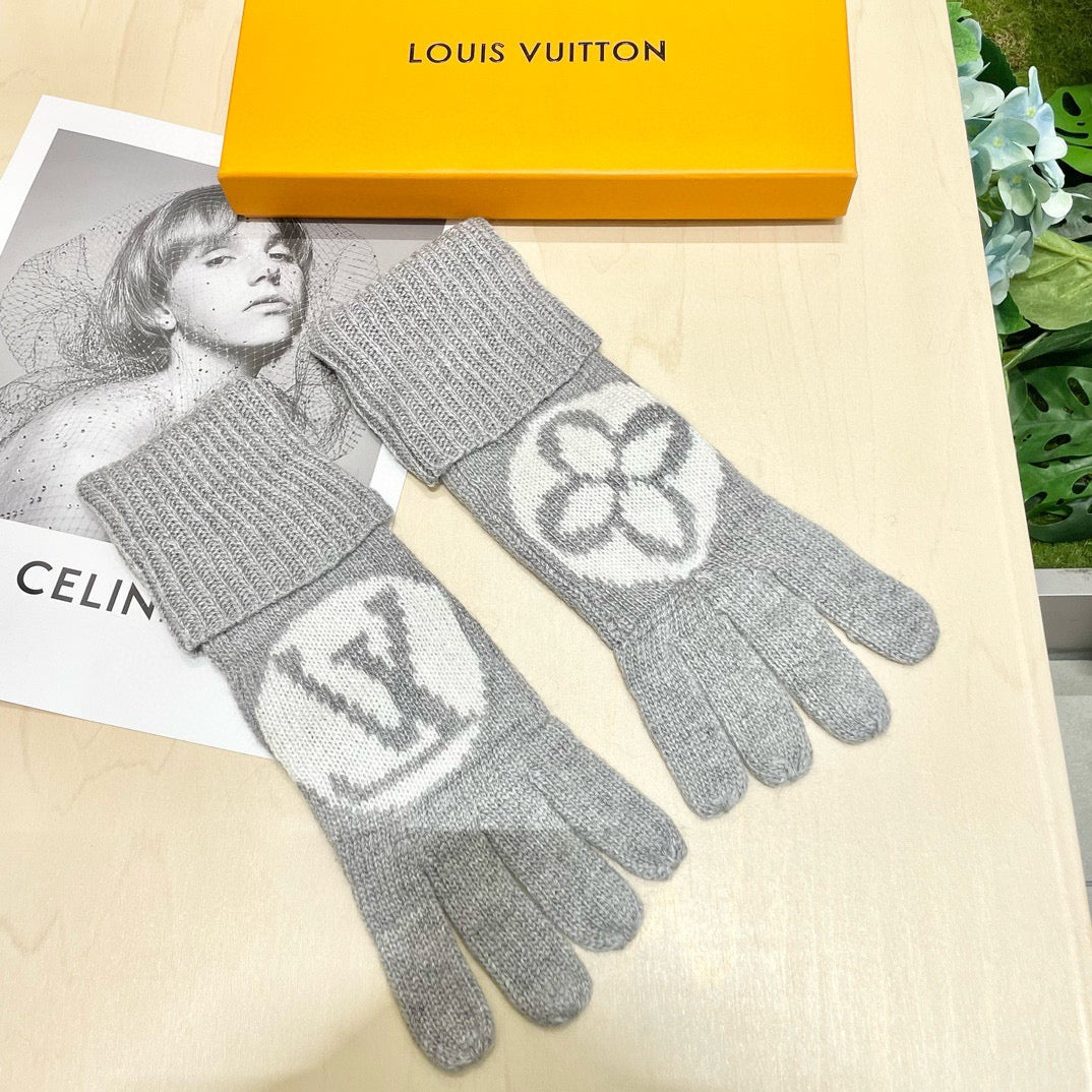 26SS Neue Herbst- und Winter-Strickhandschuhe aus Wolle