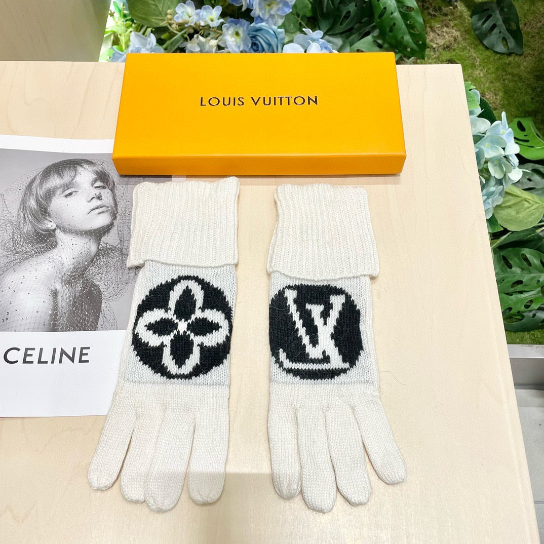 26SS Neue Herbst- und Winter-Strickhandschuhe aus Wolle
