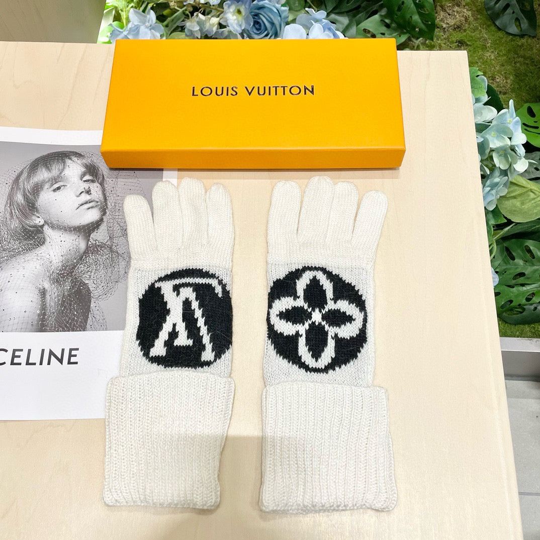 26SS Neue Herbst- und Winter-Strickhandschuhe aus Wolle