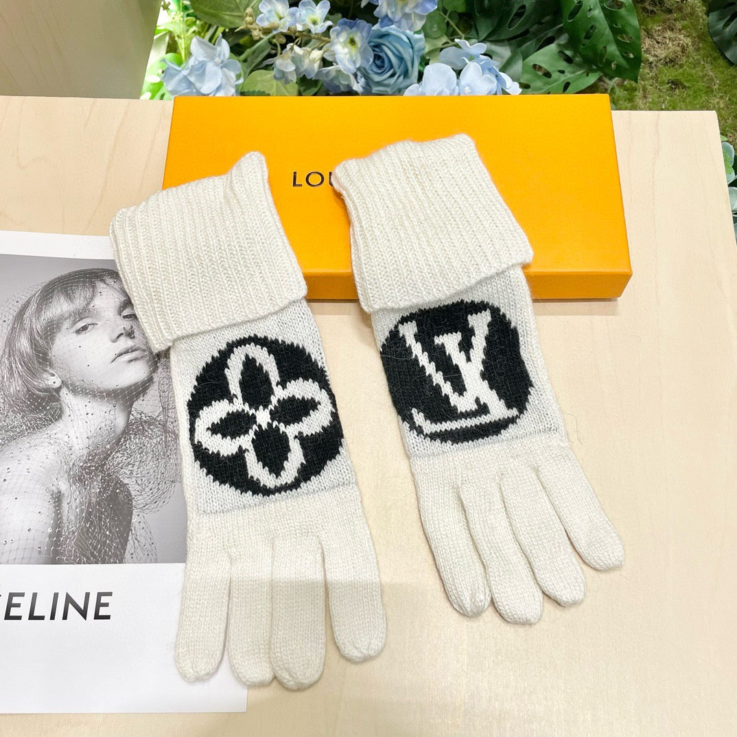 26SS Neue Herbst- und Winter-Strickhandschuhe aus Wolle