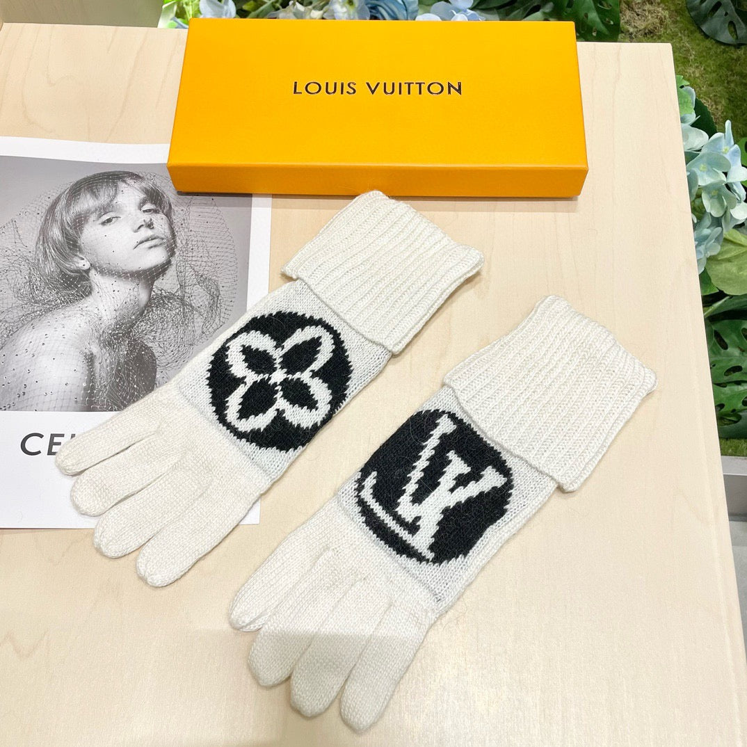 26SS Neue Herbst- und Winter-Strickhandschuhe aus Wolle