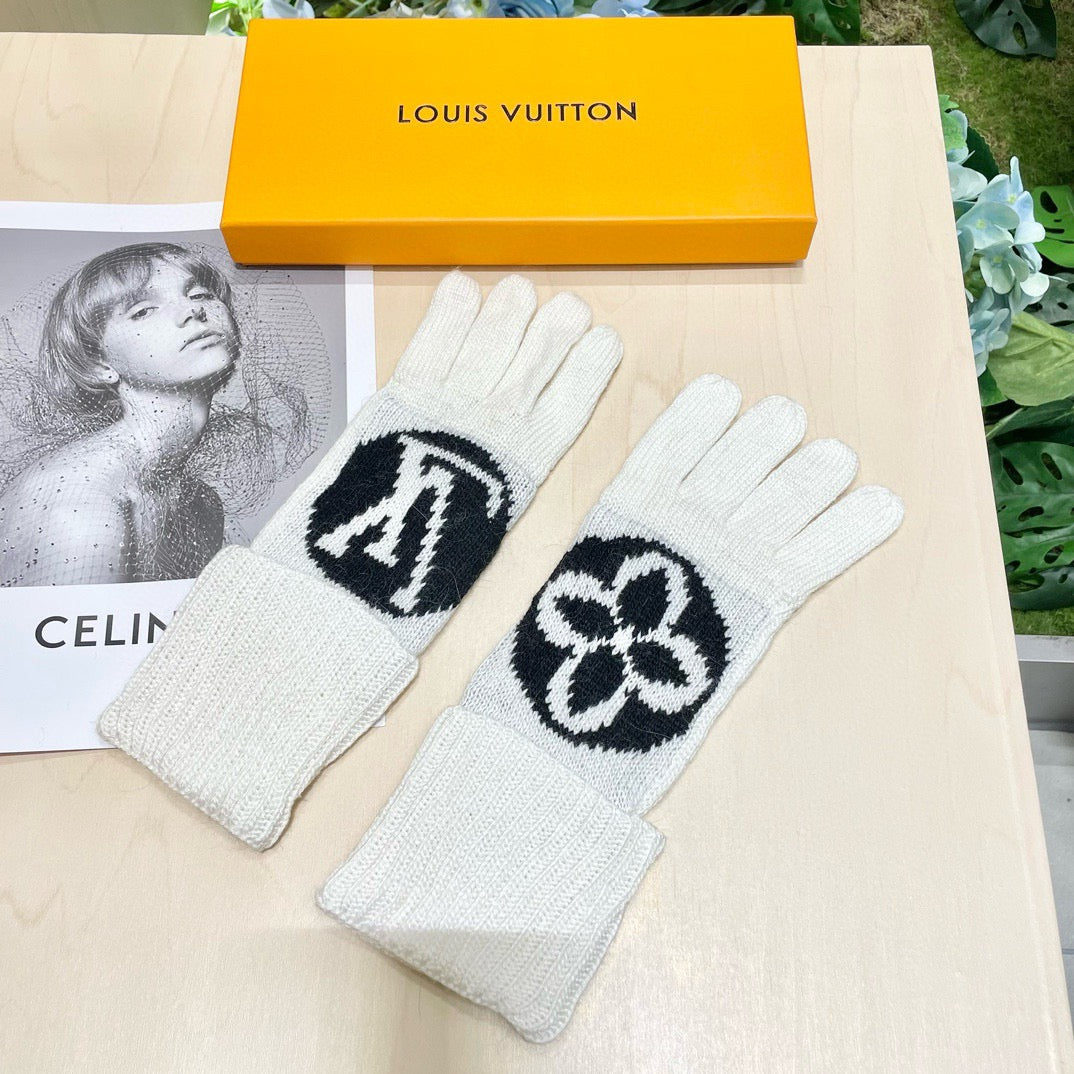 26SS Neue Herbst- und Winter-Strickhandschuhe aus Wolle