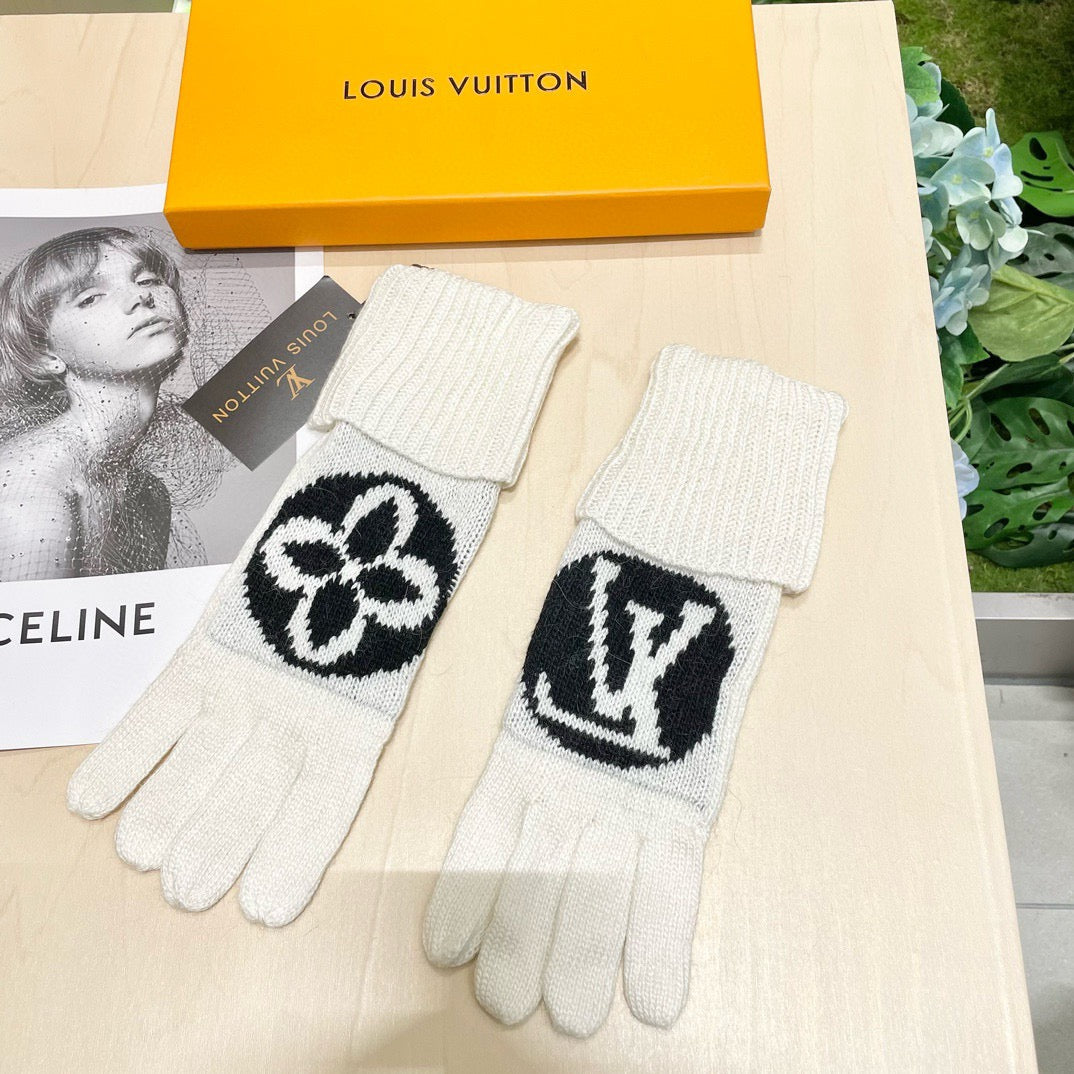 26SS Neue Herbst- und Winter-Strickhandschuhe aus Wolle