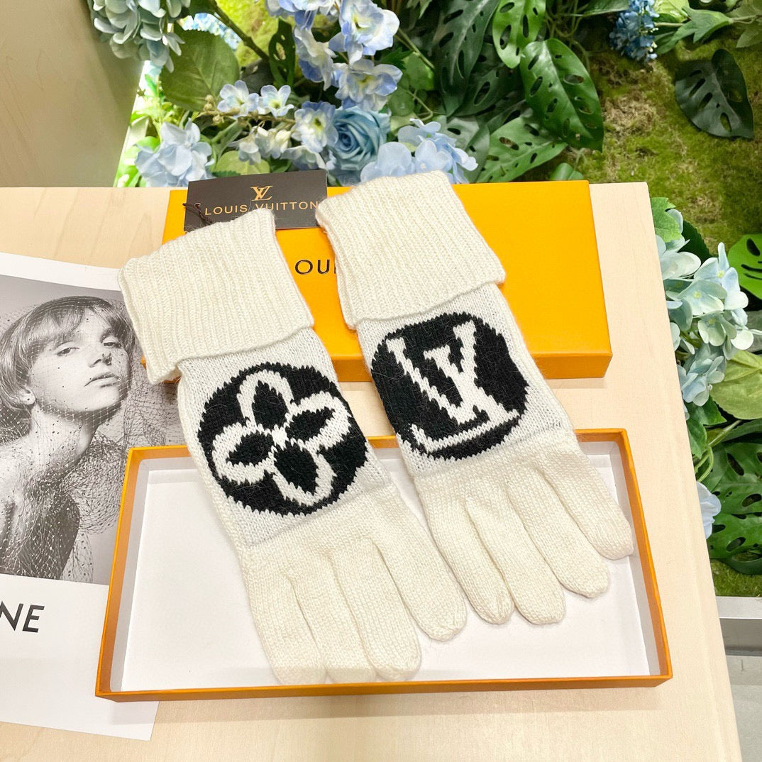 26SS Neue Herbst- und Winter-Strickhandschuhe aus Wolle