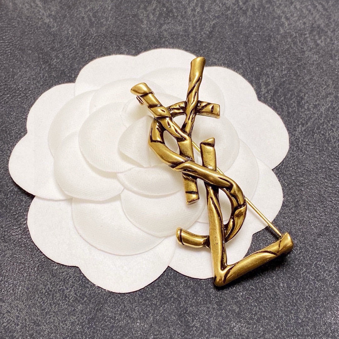 26SS NUEVO broche vintage de bronce