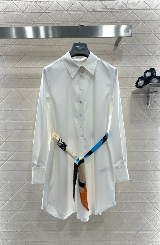26SS NEW Belted shirt dress